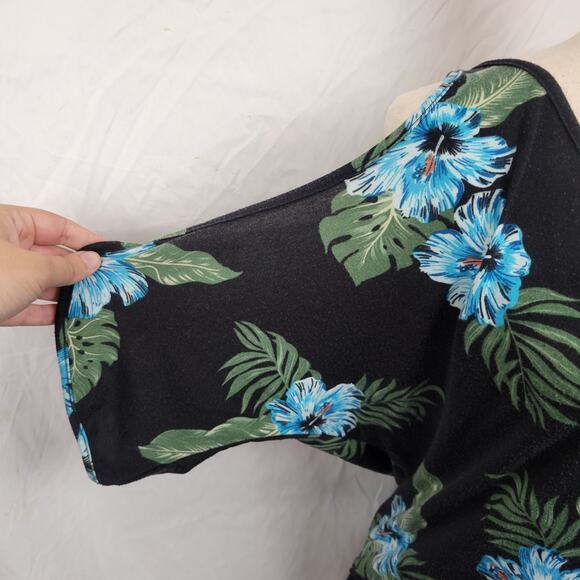 Yoins Polyester Women's XL Green and Black Blouse - Picture 5 of 5